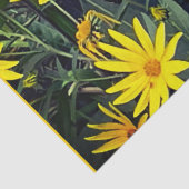 Bloemen van de aardpeer tissuepapier (Detail)