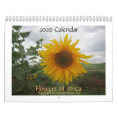 Bloemen van de agenda van Afrika Kalender (Hoes)