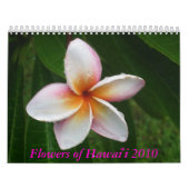 Bloemen van de agenda van Hawaii 2010 Kalender (Hoes)