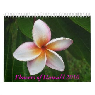 Bloemen van de agenda van Hawaii 2010 Kalender