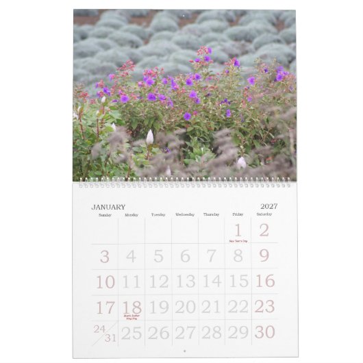 Bloemen van de agenda van Maui 2008 Kalender (Jan 2027)
