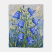 Bloemen van de boshyacint fleece deken (Voorkant)