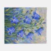 Bloemen van de boshyacint fleece deken (Voorkant (Horizontaal))