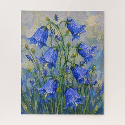 Bloemen van de boshyacint legpuzzel (Verticaal)