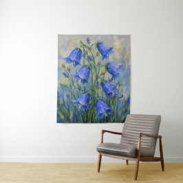 Bloemen van de boshyacint wandkleed