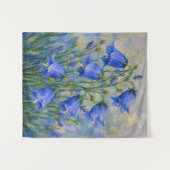 Bloemen van de boshyacint wandkleed (Voorkant (horizontaal))