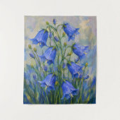Bloemen van de boshyacint wandkleed (Voorkant)
