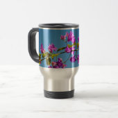Bloemen van de Bougainvillea Reisbeker (Voorkant links)