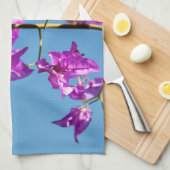 Bloemen van de Bougainvillea Theedoek (Quarter Fold)
