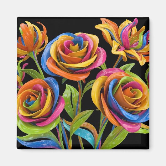 Bloemen van de geest magneet (Voorkant)