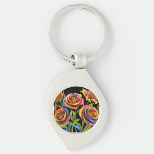 Bloemen van de geest sleutelhanger (Voorkant)