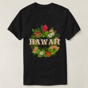 Bloemen van de Hawaï Word Art - Hawaiian Pride T-shirt
