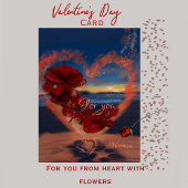 Bloemen van de Heart Kaart