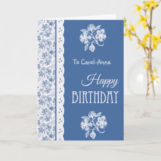 Bloemen van de Indigo van de Kaart van de (Gele Bloem)