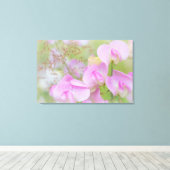 Bloemen van de Lathyrus | Seabeck, WA Canvas Afdruk (Insitu (Houten vloer))