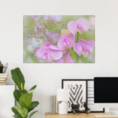 Bloemen van de Lathyrus | Seabeck, WA Poster (Thuiskantoor)