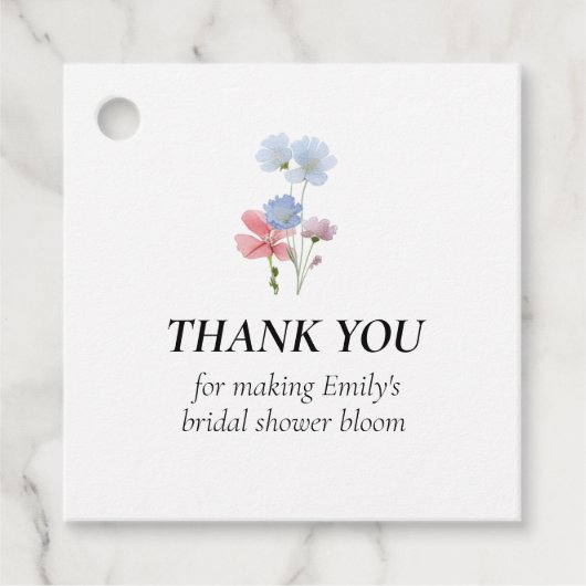 Bloemen van de Liefde Favoris etiketten (Voorkant)