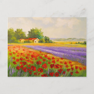 Bloemen van de Provence Briefkaart