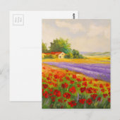 Bloemen van de Provence Briefkaart (Voorkant / Achterkant)