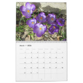 Bloemen van de seizoenskalender kalender (Mar 2026)