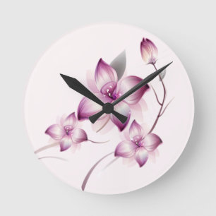 Bloemen van de Stijl van het Luchtpenseel van de l Ronde Klok