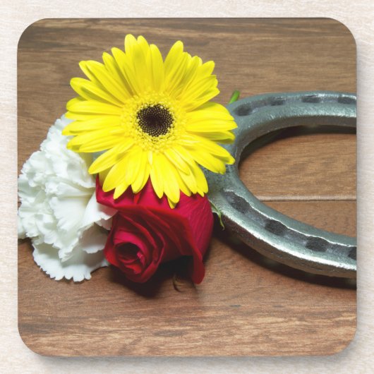 Bloemen van de Triple Crown Bier Onderzetter (Voorkant)