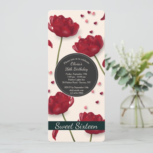 Bloemen van de Uitnodiging van de Liefde (Staand voorkant)