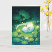 Bloemen van de vijver Axolotl Garden Kaart (Gele Bloem)