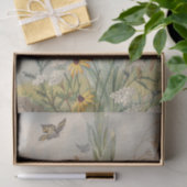 Bloemen van de weide door Louis Prang Tissuepapier (Geschenk)