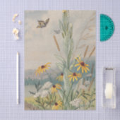 Bloemen van de weide door Louis Prang Tissuepapier (Craft)