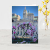 Bloemen van de Zaal van de Stad in Brooklyn, NY Kaart (Gele Bloem)