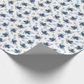 Bloemen van de zachte bries cadeaupapier (Hoek)