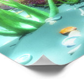 Bloemen van de Zee afdrukken Poster (Hoek)