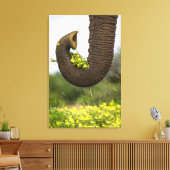 Bloemen van een Reus Canvas Afdruk (Insitu (Woonkamer))