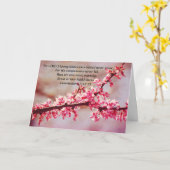 Bloemen van Faith Blossom Life Thoughts Kaart (Gele Bloem)