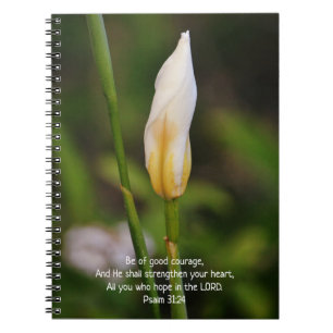 Bloemen van Faith Courage Notitieboek Prayer Journ