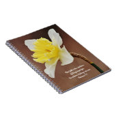 Bloemen van Faith Daffodil Evidence Notitieboek (Rechterzijde)