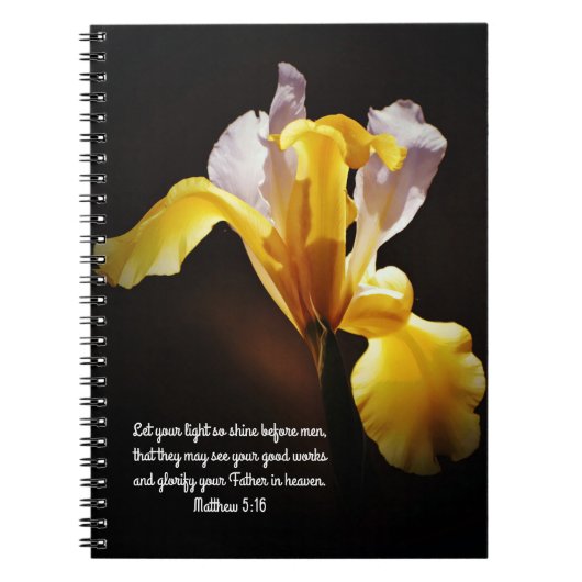 Bloemen van Faith Daffodil Light Prayer Notitieboe Notitieboek (Voorkant)