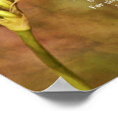 Bloemen van Faith Isaiah 30:8 Art Poster (Hoek)