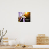 Bloemen van Faith Isaiah 60:1 Art Poster (Keuken)