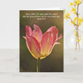 Bloemen van Faith Isaiah 60:1 Note Kaart (Gele Bloem)