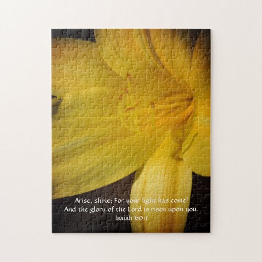 Bloemen van Faith Isaiah Lily Puzzle Legpuzzel (Verticaal)