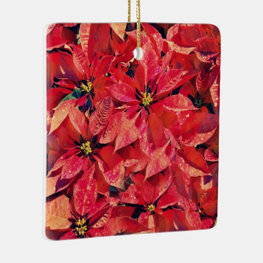 Bloemen van Faith Isaiah Poinsettia Ornament (Rechts)