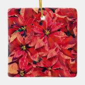 Bloemen van Faith Isaiah Poinsettia Ornament (Voorkant)