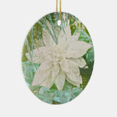 Bloemen van Faith Isaiah Poinsettia Ornament (Rechts)