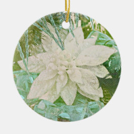 Bloemen van Faith Isaiah Poinsettia Ornament