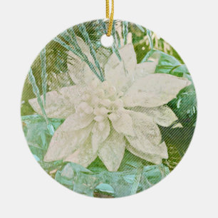 Bloemen van Faith Isaiah Poinsettia Ornament