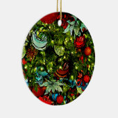 Bloemen van Faith Matthew Poinsettia Ornament (Rechts)