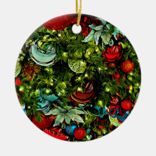 Bloemen van Faith Matthew Poinsettia Ornament