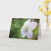 Bloemen van Faith Micah 7:7 Opmerking Kaart (Gele Bloem)